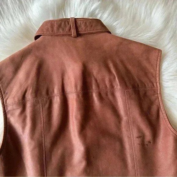 Korks Michael Kors Genuine Leather Vest - Picture 6 of 8